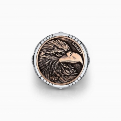 Buy eagle sterling silver men's ring online