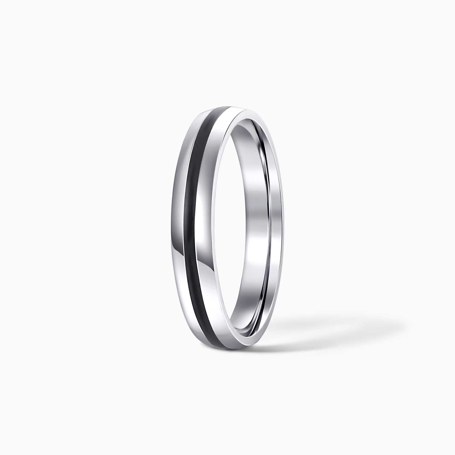 buy sterling silver men's band ring online in India